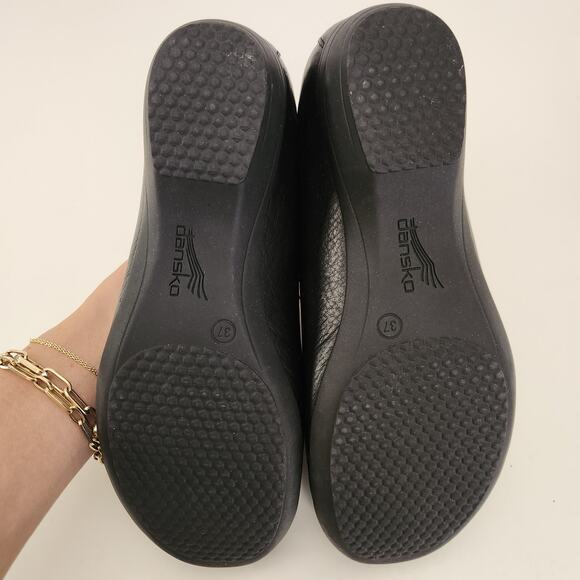 Dansko Women's Farah Black Comfort Shoes size 37  US 7  M US - Picture 7 of 9